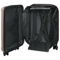 vidaXL Kufor so zámkom ružovozlatá 34 x 23 x 55.5 cm ABS plast