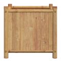 vidaXL Kvetináč 50x50x50 cm bambus