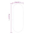 vidaXL Nástenné zrkadlo zlaté 40x15 cm okrúhle
