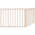 vidaXL Skladacia brána pre psa, 2 panely, 160 cm, topoľové drevo