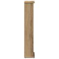 vidaXL CD Skrinka Dub artisan 60 x 17 x 92 cm Kompozitné drevo