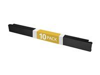 Tool Less Blank Rack Panels - 10 Pack - Rack Mount Panel for 19 in. Server Rack (BLANKP10) - Slepý panel pre regál - predný - čierna - 1U - 19" (balenie 10)