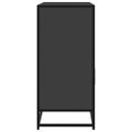 vidaXL Komoda čierna 100x35x76 cm kompozitné drevo