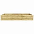 vidaXL Vyvýšený záhradný záhon 300x150x48cm,impregnovaná borovica 19mm