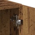 VidaXL Skrinka na práčku Old Wood 64x24x190 cm Engineered Wood