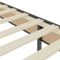 vidaXL Rám na boxspring posteľ, sivý, látka 100x200 cm