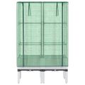 vidaXL Záhon s krytom na skleník ratanový vzhľad 80x40x140 cm