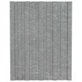 vidaXL Strešný panel 36 ks Strieborná 60 x 45 cm Pozinkovaná oceľ
