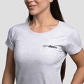 Dámske tričko Basic Heather Grey - GymBeam, veľkosť XL, veľkosť oblečenia XL