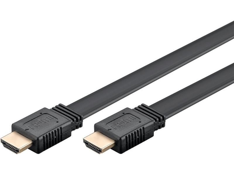 Kábel GOOBAY 77133 HDMI Flat High Speed s Ethernetem 8K 1m
