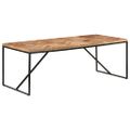 vidaXL Jedálenský stôl 200x90x76 cm akáciový a mangovníkový masív