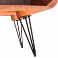 vidaXL Televízny stojan, 90x39x38.5 cm, drevený, hnedý