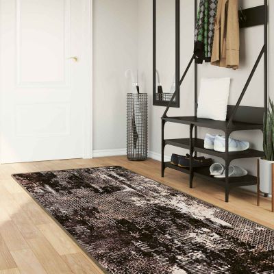 vidaXL Behúň MARSA Čierny 80 x 350 cm Polyester a PVC