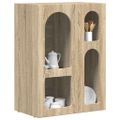 vidaXL Servírovacia skriňa ELST Sonoma dub 59 x 35 x 80.5 cm