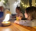 Detská lampa s bluetooth reproduktorom Vtáčik Ružový