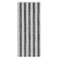 vidaXL Záves proti hmyzu z chenille Šedá a čierna 90 x 220 cm 100% PP