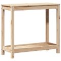 vidaXL Stôl na presádzanie s policou 82,5x35x75 cm masívna borovica