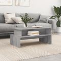 vidaXL Konferenčný stolík sivý dub sonoma 90x55x42,5 kompozitné drevo