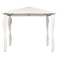 vidaXL Altánok s poťahmi na stĺpiky 3x3x2,6 m, krémový 160 g/m²