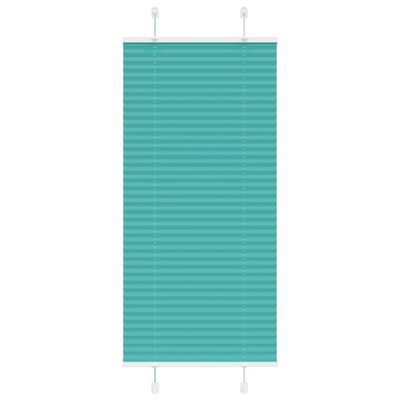 vidaXL Plisovaná roleta petrolejovo zelená 65x150 cm šírka látky 64,4 cm polyester