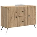 vidaXL Servírovacia skriňa Dub artisan 89 x 34,5 x 60 cm