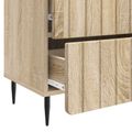 vidaXL Nočný stolík Dub sonoma 62 x 34,5 x 49,5 cm Kompozitné drevo
