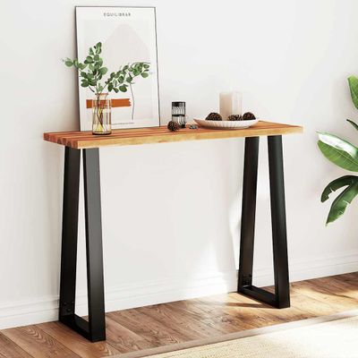 vidaXL Záhradná lavička so živou hranou 110x35x80 cm akáciový masív
