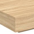 vidaXL Konferenčný stolík dub sonoma 100x100x31 cm kompozitné drevo