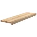 vidaXL Schodiskové stupne 8 ks 90x25x2 cm neošetrený dubový masív