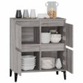 vidaXL Komoda sivý dub sonoma 60x35x70 cm spracované drevo