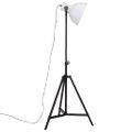 vidaXL Podlahová lampa 25 W biela 61x61x90/150 cm E27