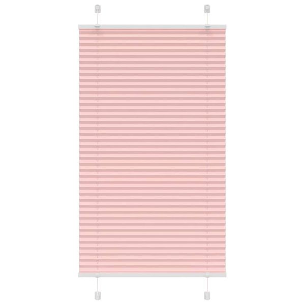 vidaXL Plisovaná roleta ružová 70x100 cm šírka látky 69,4 cm polyester