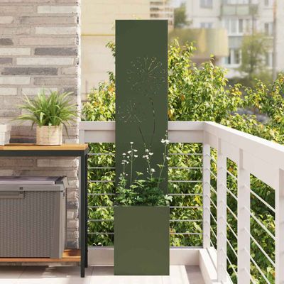 vidaXL Záhradná clona na súkromie Rezací Olivovo zelená 32 x 150 cm