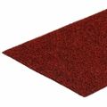 vidaXL Schodové rohože, samolepiace, 15 ks, 60x25 cm, bordovo červené, obdĺžnikové