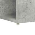 vidaXL Stôl Betónová šedá Kompozitné drevo 108 x 55 x 103.5 cm