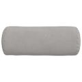 vidaXL Podložkové vankúše 2 pcs Svetlosivá Ø 15 x 40 cm Mikrovlákno