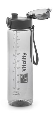 Fľaša G21 na pitie, 1000 ml, sivá