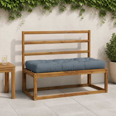 vidaXL Vankúš na paletu VIANEN 100% polyester Modrá 120 x 40 x 12 cm