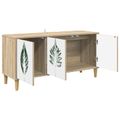vidaXL TV skrinka HANAU 102 x 33 x 50 cm Sonoma Kompozitné drevo