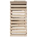 vidaXL Vonkajší barový stolík 113,5x50x103 cm borovicový masív