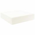 vidaXL Podložka na sedadlo 40 x 40 x 10 cm PU pena Sivá