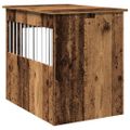 vidaXL Nábytok do prepravky pre psa Old Wood 55x80x68 cm