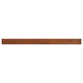 vidaXL Parapetné dosky Hnedé drevo 140 x 15 x 4,5 cm PVC