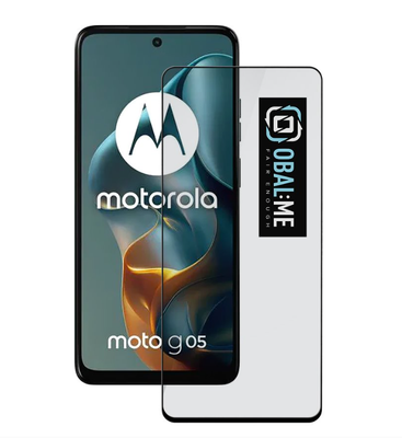 OBAL:ME 5D Tvrdé Sklo pre Motorola G05/E15 Black