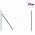 vidaXL Hexagonálny plotový základ 50 x 0,8 m PVC potiahnutá oceľ