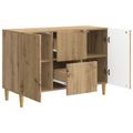 vidaXL Servírovacia skriňa Dub artisan 89 x 34,5 x 60 cm