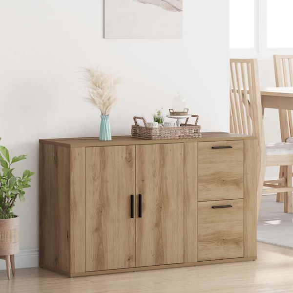 vidaXL Servírovacia skriňa Remeselný dub 100 x 33 x 59,5 cm