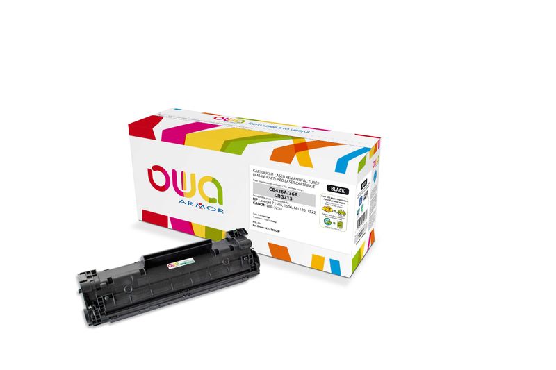 OWA Armor toner kompatibilný s HP P1505, CB436A, 2000st, čierna/black
