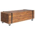 vidaXL Konferenčný stolík 110x45x38 cm tíkový masív