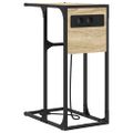 vidaXL Nočný stolík Sonoma dub 41,5 x 26 x 60,5 cm Kompozitné drevo